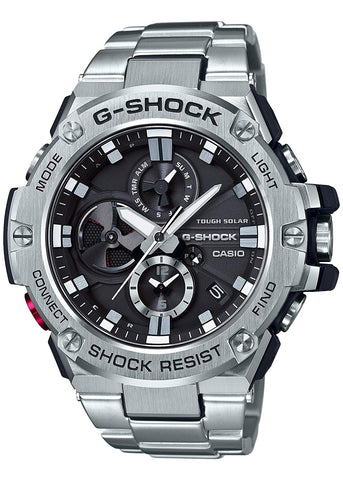 CASIO G-SHOCK G-STEEL SOLAR ANALOGUE DIAL STAINLESS STEEL GSTB100D-1A