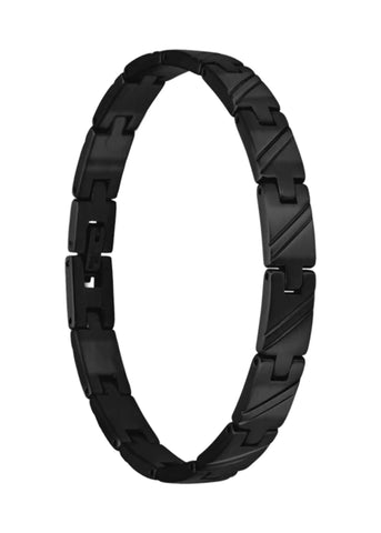 ROCHET JEWELLERY DEER BLACK STAINLESS STEEL BRACELET HB7481