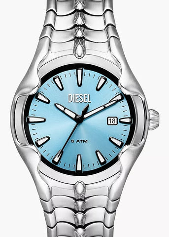 DIESEL VERT BLUE SUNRAY DIAL STAINLESS STEEL BRACELET DZ2200