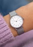 SKAGEN SIGNATUR LILLE WHITE DIAL SLIM MESH BRACELET SKW2692