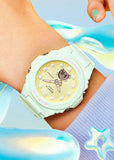 CASIO BABY-G ANALOGUE / DIGITAL MINT GREEN RESIN BAND BGA320FH-3A