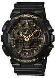 CASIO G-SHOCK ANALOGUE/DIGITAL BLACK RESIN CAMOUFLAGE DIAL GA100CF-1A9