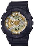 CASIO G-SHOCK RUGGED ANALOGUE / DIGITAL BLACK RESIN BAND GA110CD-1A9