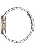 CITIZEN QUARTZ CHRONOGRAPH ROSE GOLD DIAL TWO-TONE BRACELET AN8204-59X