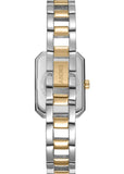 DKNY UPTOWN RECTANGULAR SILVER DIAL TWO-TONE BRACELET DK1L009M0035