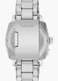 FOSSIL MACHINE BIG-TIC BLACK DIAL STAINLESS STEEL BRACELET FS6155