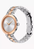 ARMANI EXCHANGE JACKIE SILVER DIAL TWO-TONE BRACELET AX5172