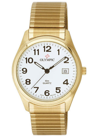 OLYMPIC 12 FIGURE DIAL GOLD EXPANDING BAND 23081