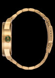 NIXON SENTRY SS GOLD / GREEN SUNRAY DIAL A356 1919-00