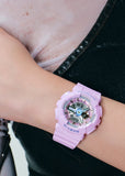 CASIO BABY-G ANALOGUE / DIGITAL GLOSSY PURPLE RESIN BAND BA110MC-6A