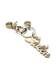 STOLEN GIRLFRIENDS CLUB SCRIPT GOLD KEYRING A239-G