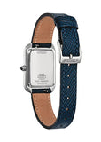CITIZEN LADIES ECO-DRIVE RECTANGULAR CASE BLUE LEATHER EM1190-06L