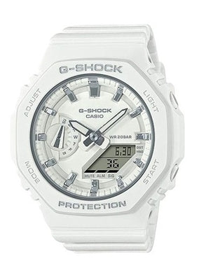 CASIO G-SHOCK CARBON CORE GUARD DUO SLIM MID SIZE WHITE GMAS2100-7A