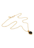 STOLEN GIRLFRIENDS CLUB LOVE CLAW BLACK ONYX NECKLACE GOLD JWL19184O-18YGP