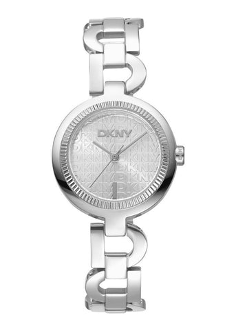 DKNY OPEN LINK SILVER DIAL STAINLESS STEEL BRACELET DK1L162M0015