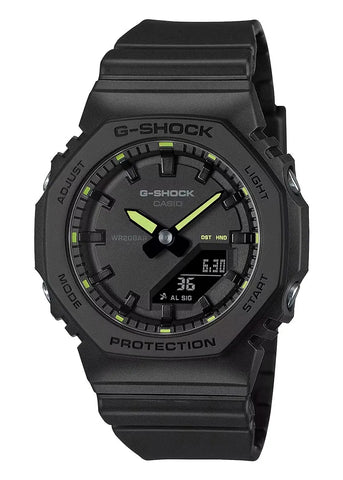 CASIO G-SHOCK DUO SLIM SMALL SIZE BLACK DIAL BLACK BAND GMAP2100SA-1A2