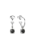 STOLEN GIRLFRIENDS CLUB BABY CLAW BLACK ONYX ANCHOR EARRINGS JWL25-ENC2-14