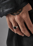 STOLEN GIRLFRIENDS CLUB LOVE CLAW RING BLACK ONYX JWL19181O