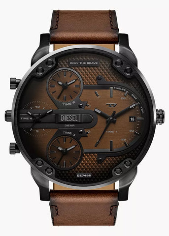 DIESEL MR DADDY 2.0 SLIM MULTIFUNCTION BROWN DIAL DZ7492