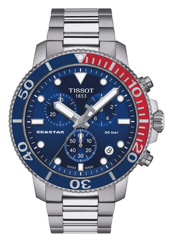 TISSOT SWISS GENTS T-SPORT SEASTAR CHRONOGRAPH T120-417-11-041-00