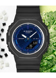 CASIO G-SHOCK DUO SLIM SMALL SIZE BLUE DIAL BLACK BAND GMAP2110SC-2A