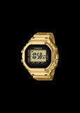 CASIO MINIATURE GOLD RING WATCH DIGITAL CRW001G-9