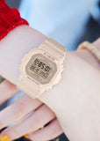 CASIO BABY-G DIGITAL SQUARE SMALL SIZE BBEIGE RESIN BAND BGD565-4D