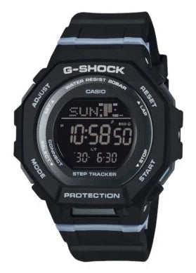 CASIO G-SHOCK G-SQUAD DIGITAL STEP TRACKER MID SIZE BLACK GMDB300-1D