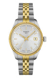 TISSOT SWISS BALLADE SILVER DIAL GOLD TWO-TONE BRACELET T156-210-22-031-00