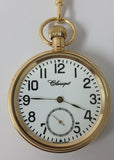 CLASSIQUE SWISS POCKET WATCH MECHANICAL ARABIC DIAL GOLD 42-23GP