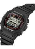 CASIO G-SHOCK DIGITAL SQUARE CASE LED BACKLIGHT BLACK RESIN DW5600RL-1D