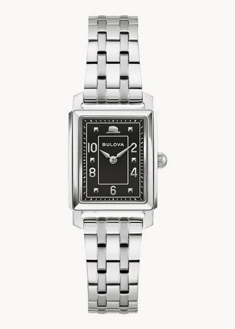 BULOVA LADIES FRANK SINATRA STAINLESS STEEL BRACELET 96L341