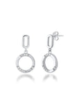 GEORGINI ALCHEMY AXIS EARRINGS SILVER IE1240W