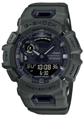 CASIO G-SHOCK ANALOGUE / DIGITAL BLUETOOTH GREEN RESIN BAND GBA900UU-3A