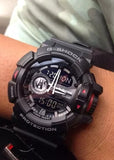 CASIO G-SHOCK ANALOGUE / DIGITAL STREET COLLECTION BLACK GA400-1B