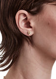 STOLEN GIRLFRIENDS CLUB ROSE BUD EARRING GOLD PLATED JWL17109-18YGP