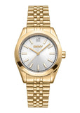 DKNY NOLITA MIDI SILVER DIAL GOLD BRACELET DK1L029M0055