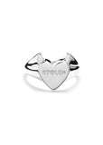 STOLEN GIRLFRIENDS CLUB SINISTER HEART SIGNET RING JWL4-24-98