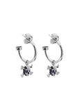 STOLEN GIRLFRIENDS CLUB PIRATE FLAG SLEEPER EARRINGS JWL3-24-4