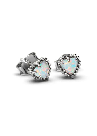 STOLEN GIRLFRIENDS CLUB DAHLIA'S HEART OPAL EARRINGS JWL4-25-36