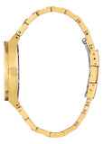 CITIZEN GENTS ECO-DRIVE TEXTURE BLUE DIAL GOLD BRACELET BM7662-59L