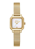 DKNY EVERYDAY SQUARE MOTHER OF PEARL DIAL GOLD BRACELET DK1L123M0035