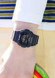 CASIO BABY-G DIGITAL SQUARE SMALL SIZE BLACK RESIN BAND BGD565U-1D