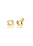 GEORGINI ALCHEMY COUTURE LINK EARRINGS GOLD IE1236G