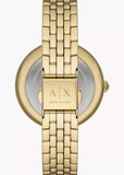 ARMANI EXCHANGE BROOKE CREAM DIAL GOLD BRACELET AX5385