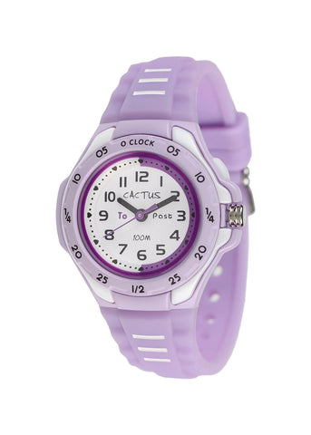CACTUS ANALOGUE TIME TEACHER MENTOR PURPLE CAC-116-M09