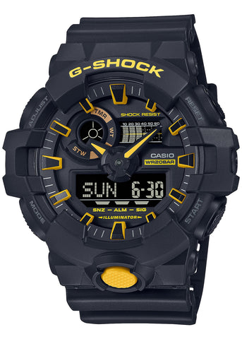 CASIO G-SHOCK DUO CAUTION BLACK / YELLOW GA700CY-1A