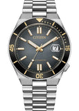 CITIZEN AUTOMATIC TSUYOSA BLACK GRADIENT DIAL STAINLESS NJ0238-57E