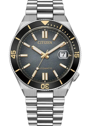 CITIZEN AUTOMATIC TSUYOSA BLACK GRADIENT DIAL STAINLESS NJ0238-57E