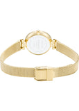 OBAKU DIAMANT PETITE-GOLD MESH BRACELET DIAMOND PATTERN DIAL V256SXGIMG